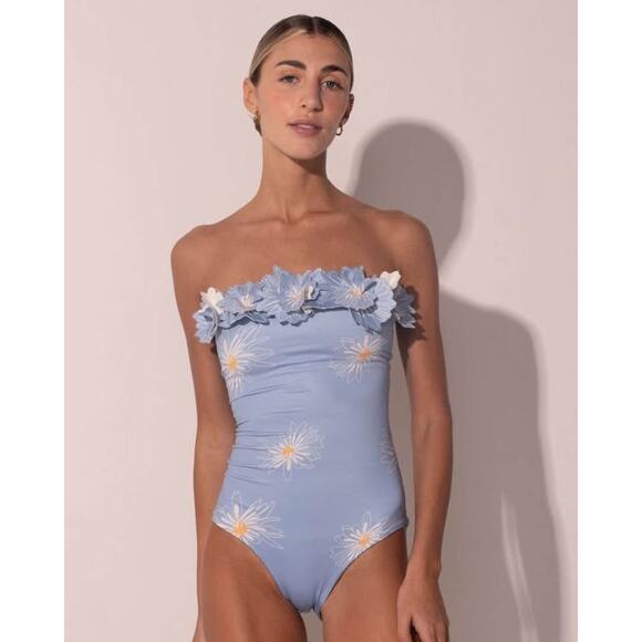 Ancora Other - Ancora Women’s Small A Daisy in the Sun One Piece Swimsuit Removable Straps